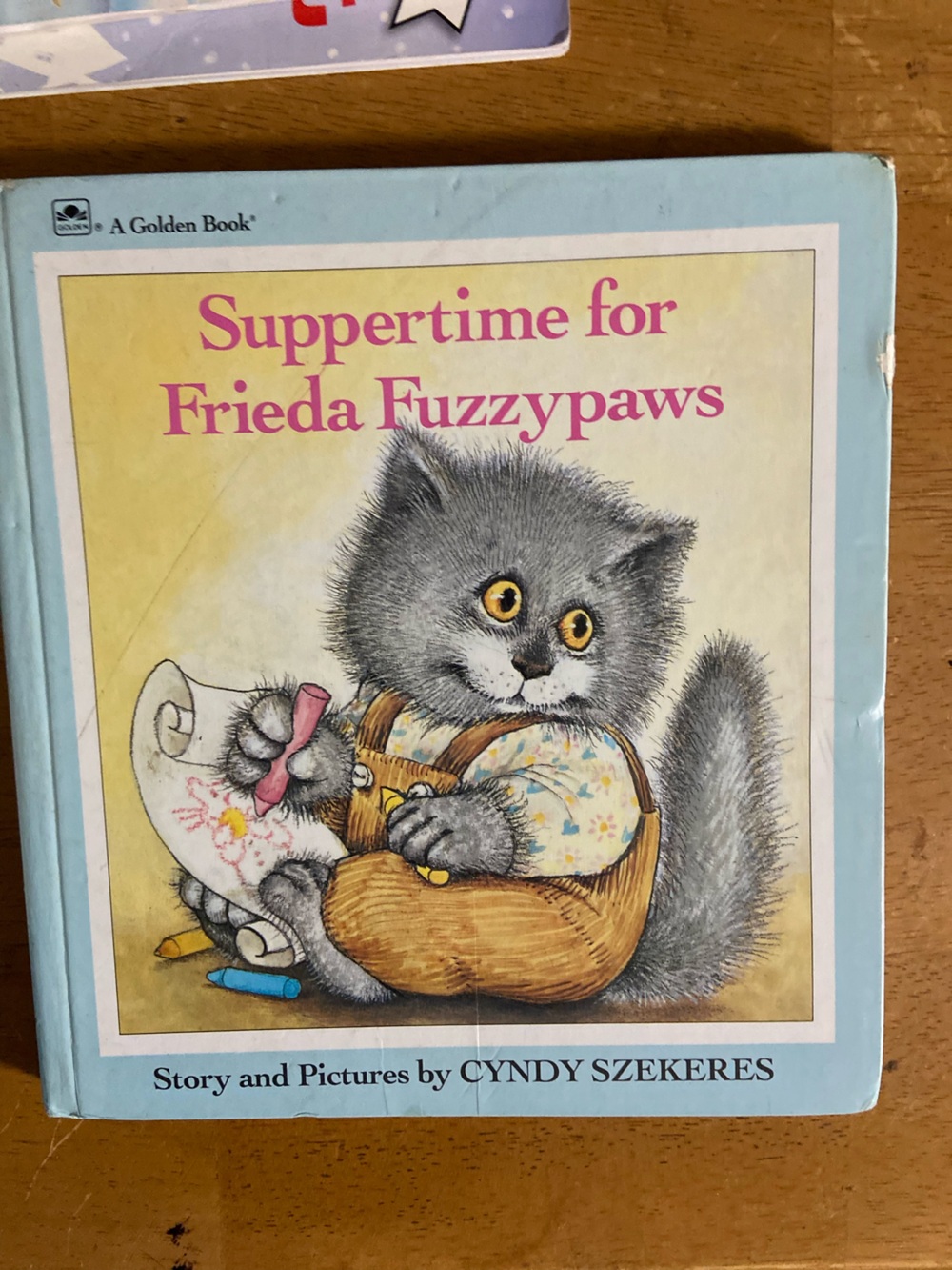 Vintage Children’s book 80s 1980s Frieda Fuzzypaws Cat BEAUTIFUL illustrated cat